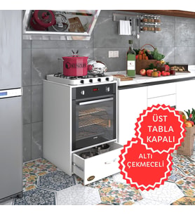 Kenzlife ankastre modülü kabini argon byz fırın ocak dolabı çekmeceli sabit tabla (Karışık)