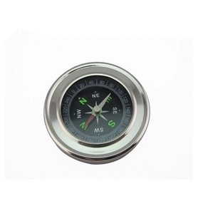 Yuvarlak Metal Kasa Dayanıklı Pusula 60mm