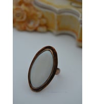 STONEAGE SEDEF DOĞALTAŞLI EL SIVAMASI YÜZÜK