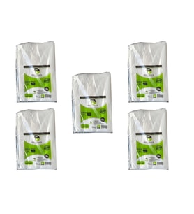 Doğanpack Şeffaf Naylon 5 lik 30x52 Cm. Bakkaliye Poşeti Torbası - 5 Kg. - Ort. 425 Adet - 5 Paket