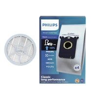 Philips ParquetCare FC8212/02 Uyumlu Hijyen Seti  1x FC8029/01 - 4x FC8021/03 (Orijinal Kutulu)