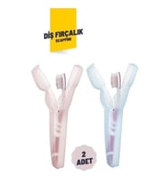 Mey İthalat® 2'li Kapaklı Diş Fırçası Kutusu Kapaklı Diş Fırçalık – Hijyenik ve Şık Banyo Düzeni