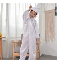 Çuk Tşan Kostümü Beyaz Renk 6-7 Yaş 120 cm