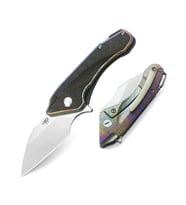 BESTECH GOBLIN BT1711D Titanyum Sap CPM-S35VN Çakı (Çok Renkli)
