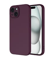 Apple iPhone 15 Uyumlu Kılıf Zore Mara Lansman Kapak (Koyu Mor)
