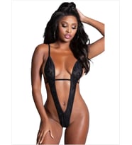 Mulvxbrf Brf02   Siyah Dantel Bayan Babydoll İç Giyim (Mulvix)