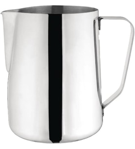 Paslanmaz Çelik Süt Potu - Kahve Potu - Pitcher Sütlük - Süt Köpürtücü - Köpürtme Kabı - 1000 ml