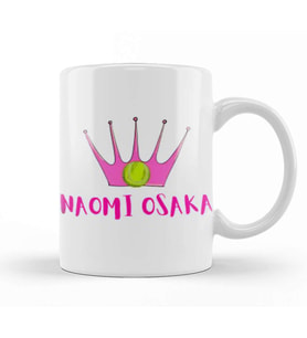 NAOMI OSAKA I Love Tennis Kupa Bardak Porselen