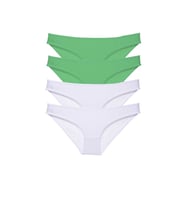 Mulvxbrf Brf02 4 Adet Eko Set Likralı Kadın Slip Külot Yeşil Beyaz (Mulvix)
