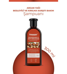 TRESAN Argan Yağı Besleyici Ve Kırılma Karşıtı Bakım Şampuanı 300 ml