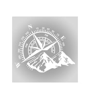 Pusula Sticker Off Road 4X4 Beyaz