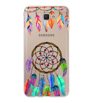 PrintiFy Samsung Galaxy J7 Prime 2 ile Uyumlu 1mm Slim Fit Nazar Boncuğu 6 Baskılı Şeffaf  Kılıf