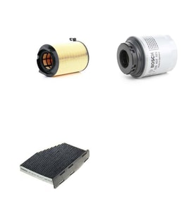 Bosch Filtre Bakım Seti Volkswagen Jetta 4 1.2 TSI 2011-2015 CBZB Motor Hava + Yağ F. + Polen Filtre Bosch