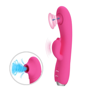 OdinsShop USB Şarjlı 3 Emme ve 12 Titreşim Fonksiyonlu 19,8 cm Teknolojik Vibratör