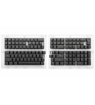 132 Tuş Universal Mekanik Klavye Tuş Takımı Kapağı Keycap Siyah TR Layout Türkçe Dizilim