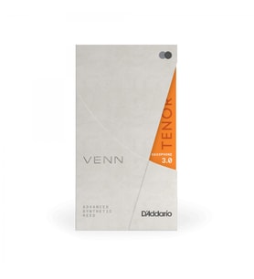D'Addario VTS0130G2 VENN G2 Sentetik Tenor Saksafon Kamışı No: 3.0 (Profesyonel) - Tekli Paket  Tenor İçin Güçlü Projeksiyon ve Sentetik Hibrit Yapı