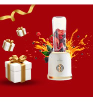 RossClean Fit Life Smoothie Blender Buz Kırma Özelliği - 2 adet Tritan Şişeli Hediye Paketli