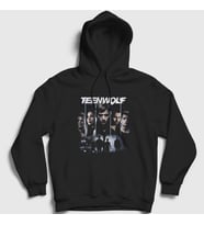 Presmono Unisex Siyah Poster Dizi Teen Wolf Kapüşonlu Sweatshirt 338217tt