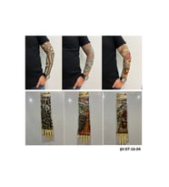 Giyilebilir Dövme 3 Çift 6 Adet Kol Çorap Dövmesi Sleeve tattoo Set2