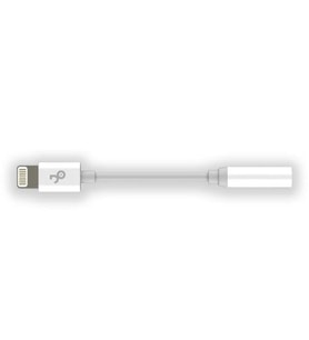 Jopus JO-IB01 iPhone 7\7 Plus ile Uyumlu Bluetooth Modlu Bağlantı 3.5mm Dönüştürücü Beyaz