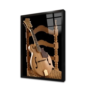 Gitar Çerçeveli Cam Tablo