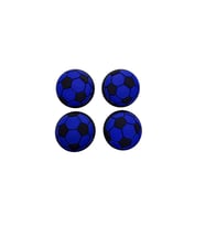 Ps5 Ps4 Ps3 Xbox One S x Ns 2 Çift Analog Koruyucu Futbol Desenli Gamepad Silikon Başlık
