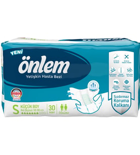 Önlem Hasta Bezi Bel Bantlı Tekstil Yüzey Small Küçük (30 Adet)