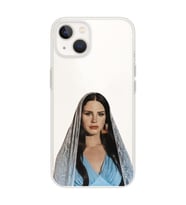 Iphone 14 Uyumlu Lana Del Rey Tasarımlı Şeffaf Telefon Kılıfı