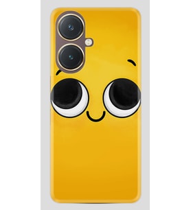 Vivo Y27 Kılıf Desenli Silikon Platinium Series Yellow 1831
