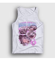 Presmono Unisex Beyaz Moo Deng Hipopotam Hippopotamus Atlet 503737tt