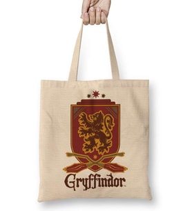 Harry Potter Gryffindor Bez Çanta Uzun Saplı