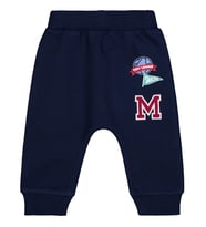Civil Baby Logo ve M Nakışlı 6-18 Ay Tek Alt Bebe - Lacivert 6-9 Ay (Koyu Lacivert)