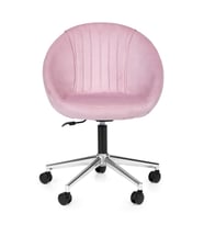 İSTİRİDYE OFİS/ÇALIŞMA SANDALYESİ (BABY FACE KUMAŞ) (Pembe)