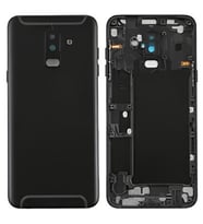 Samsung Galaxy A6 PLUS - SM-A605F FULL Kasa Arka Kapak Takım SİYAH
