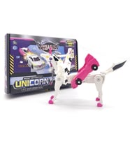Birleşip Unicorn Olan Manyetik Arabalar Deforme Araba Unicorn (Çok Renkli)