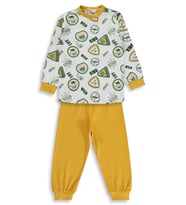 Civil Boys Kids Armalar Baskılı 2-5 Yaş Pijama Takımı - Yeşil