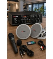 Lastvoice Medium-1 Tavan Hoparlör ve Anfi Ses Sistemi Paketi