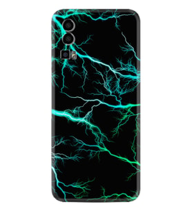 General Mobile Gm 23 Kılıf Silikon Desen Özel Seri Green Thunder 1693