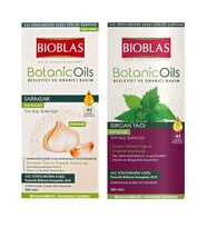 Bioblas Botanic Oils Sarımsak Ozlu ve Isırgan Yaglı 360 ml Sampuan x 2 li Karma Paket