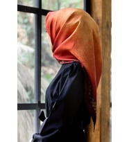 Vissona Tivil İpek Eşarp 14243-0047-0014 Bordo Karışık Desen