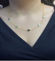 Hematit van cleef 5'li kolye