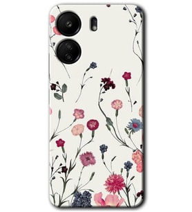 Xiaomi Redmi 13C Kılıf HD Desen Baskılı Kılıf - Mat Çiçek