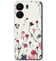Xiaomi Redmi 13C Kılıf HD Desen Baskılı Kılıf - Mat Çiçek