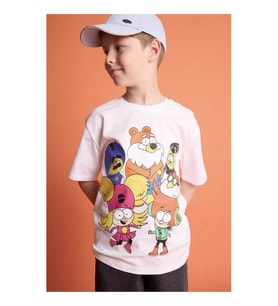 Defacto Super 1 Takım Beyaz Erkek Çocuk T-Shirt H7927A8/WT34