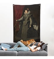 Bourbonlu Isabella Kral Philip IV'ün İlk Kraliçesi Duvar Örtüsü-7334