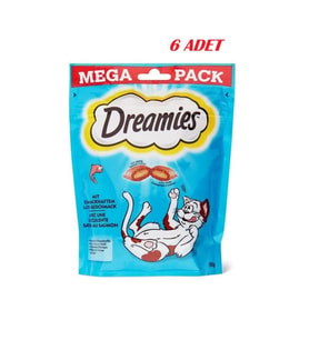 Dreamies Mega Somonlu Kedi Ödül Maması 180 Gr*6 ADET