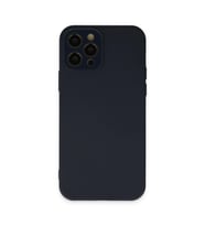 Pilelistore   iPhone 12 Pro Max Kılıf Lansman Glass Kapak - Lacivert