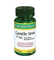 Nature's Bounty Gentle Iron 17mg 60 Kapsül