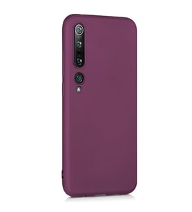 Xiaomi Mi 10 Pro Premium Silikon Kılıf Mor