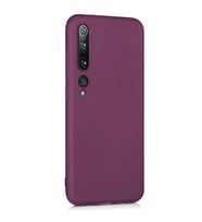 Xiaomi Mi 10 Pro Premium Silikon Kılıf Mor
